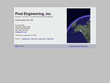 Tablet Screenshot of poolinc.com